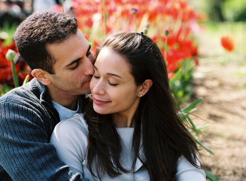 Engagement Session by Karen Wise at the Brooklyn Botanic Garden (BBG)