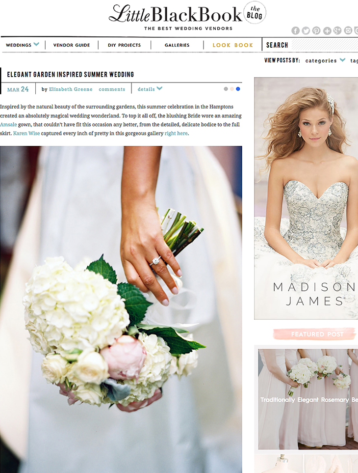Garden Inspired Hamptons Wedding