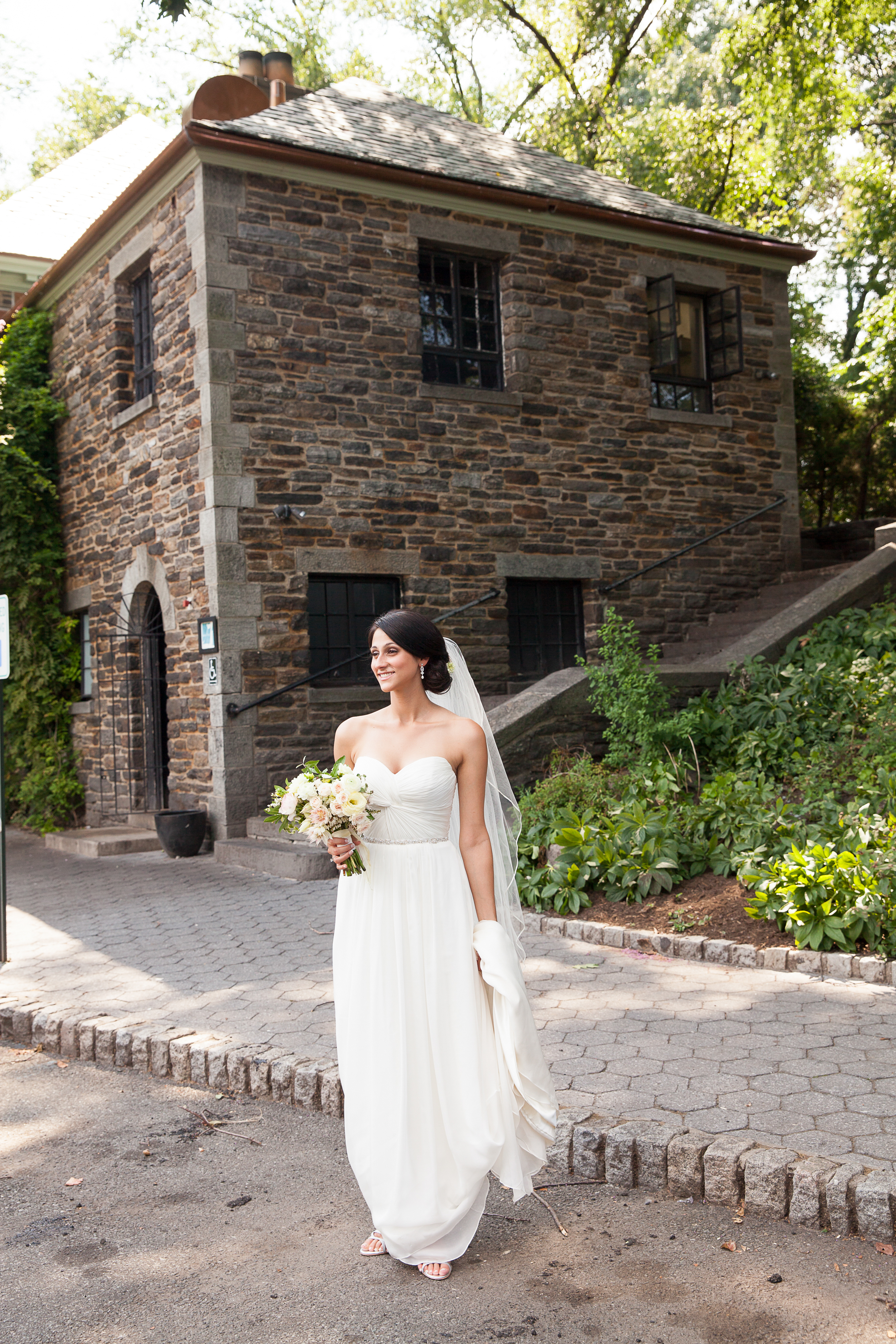 Fort Tryon Park and New Leaf Restaurant Wedding