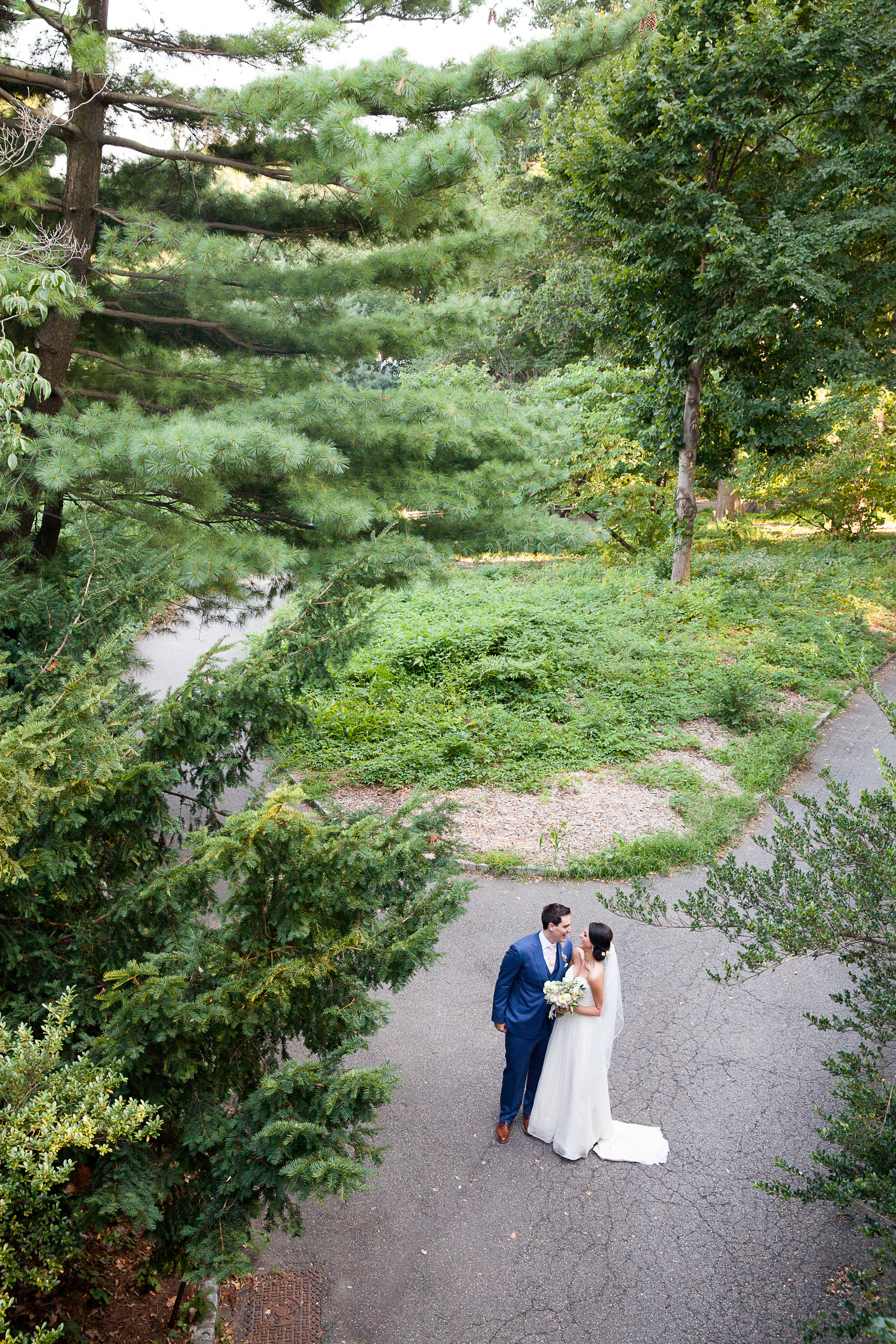 Fort Tryon Park and New Leaf Restaurant Wedding