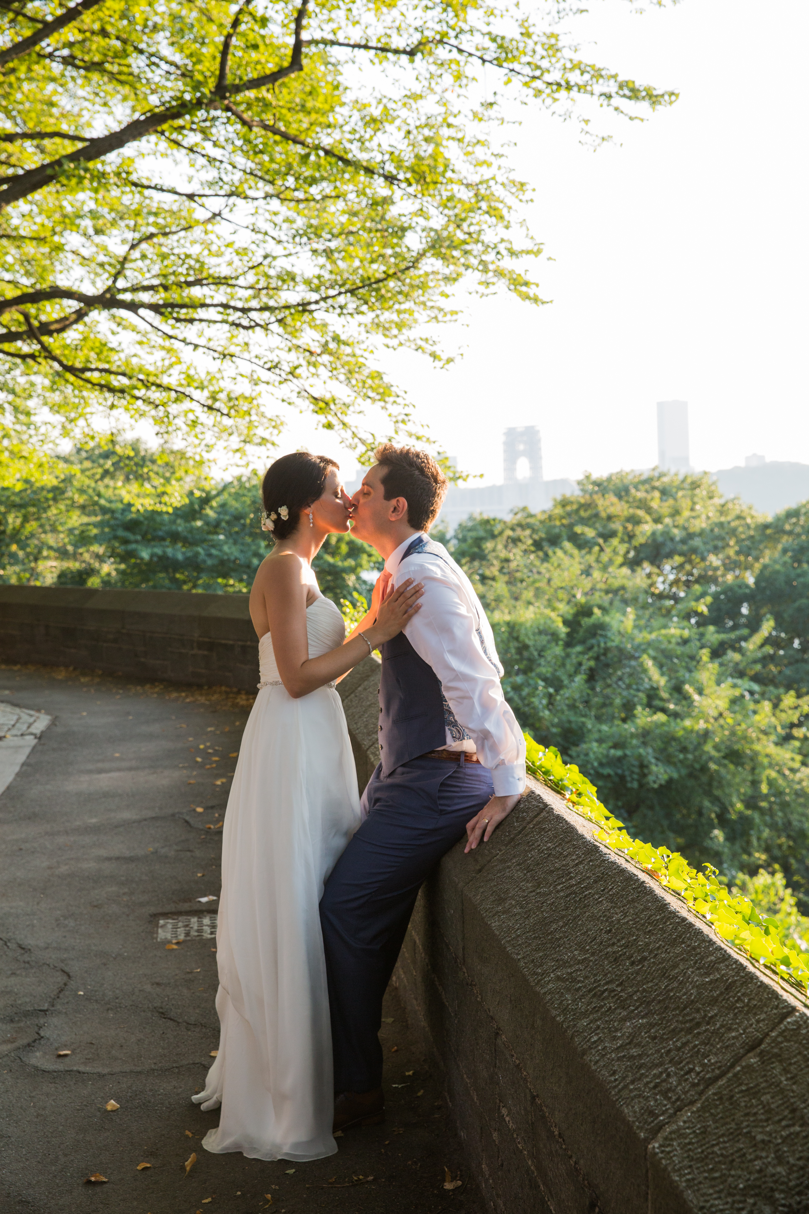 Fort Tryon Park and New Leaf Restaurant Wedding