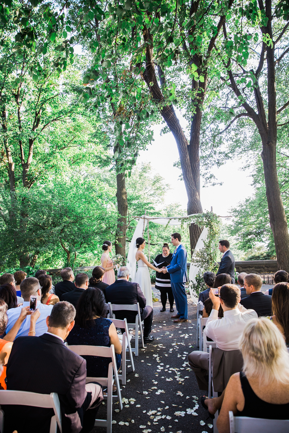Fort Tryon Park and New Leaf Restaurant Wedding