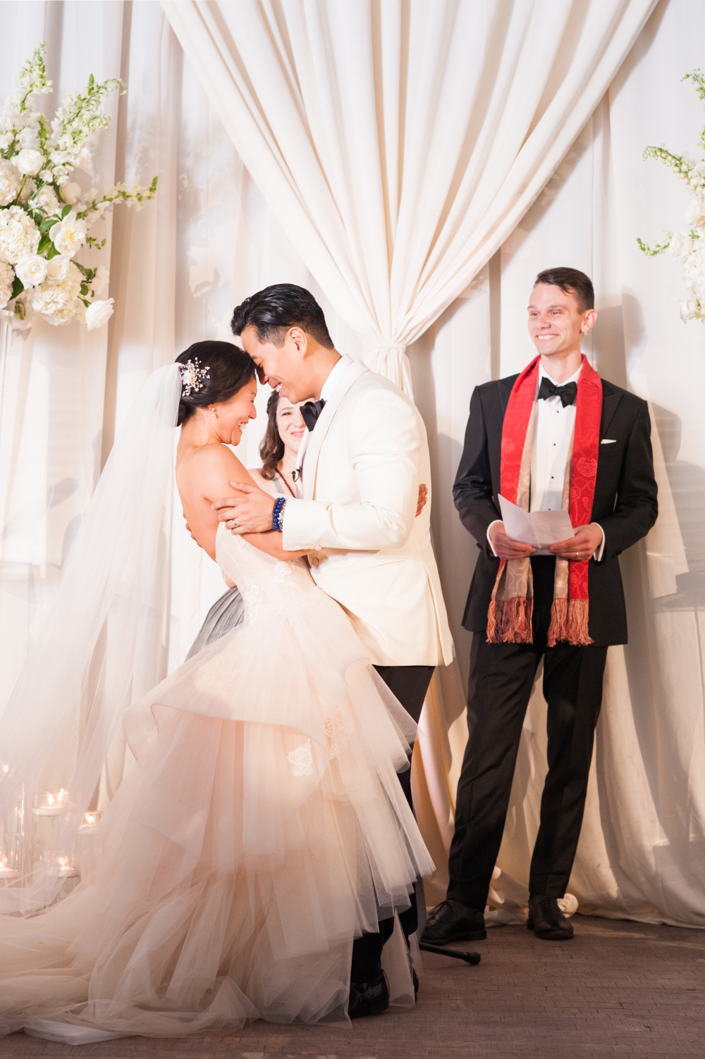 Jean and Bryan's NYC pop-up wedding at historic Bronx post office