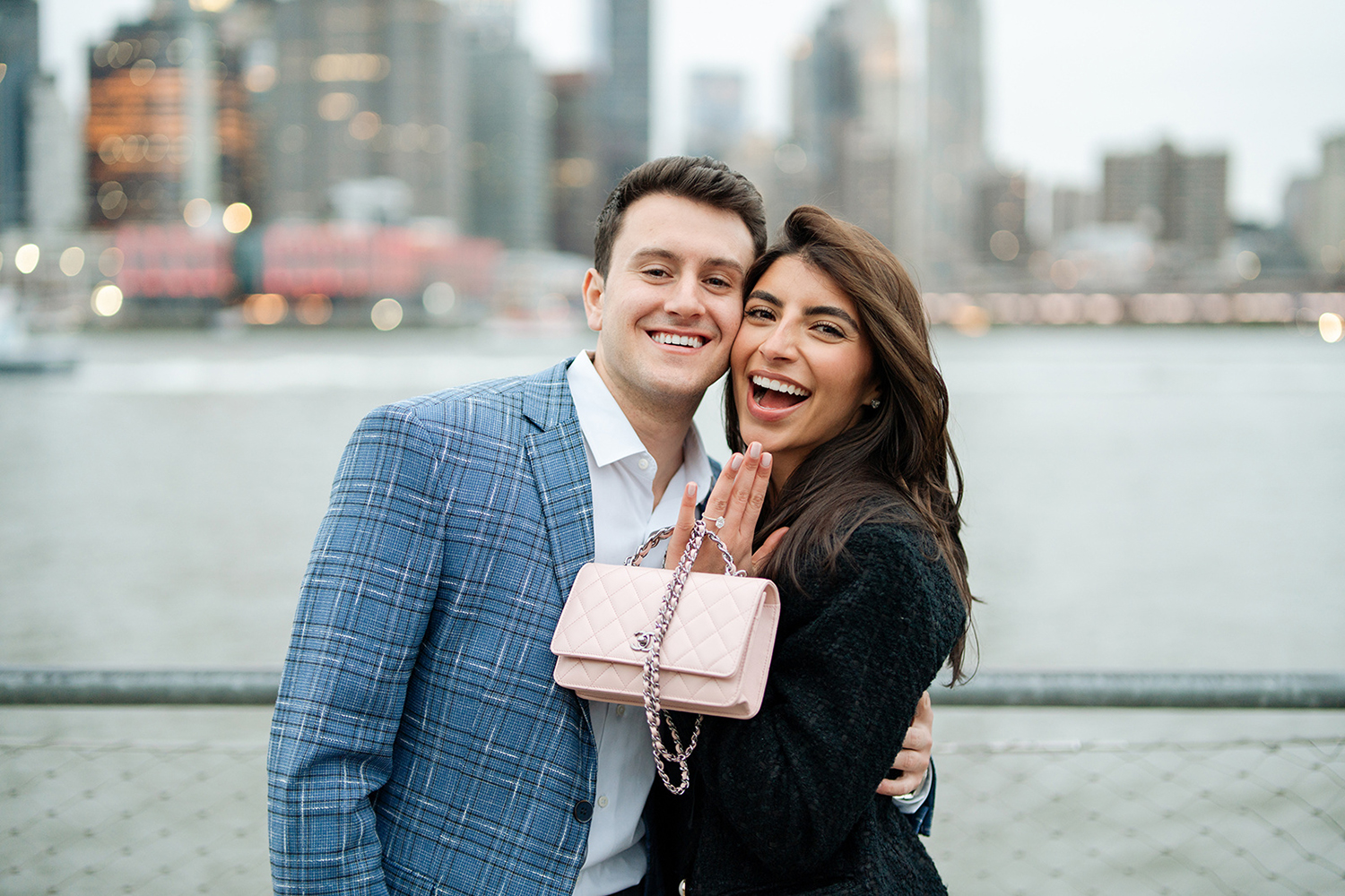 Wedding Proposal Photos at The River Cafe