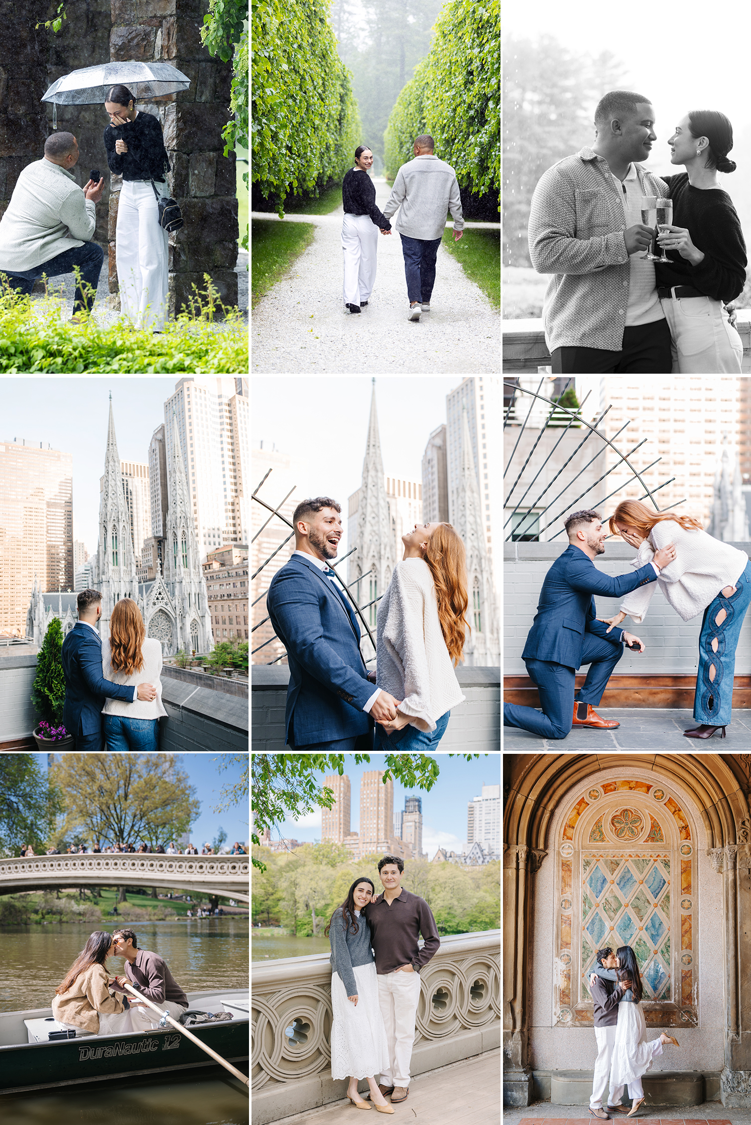 Rain-Kissed Garden Weddings and Proposals