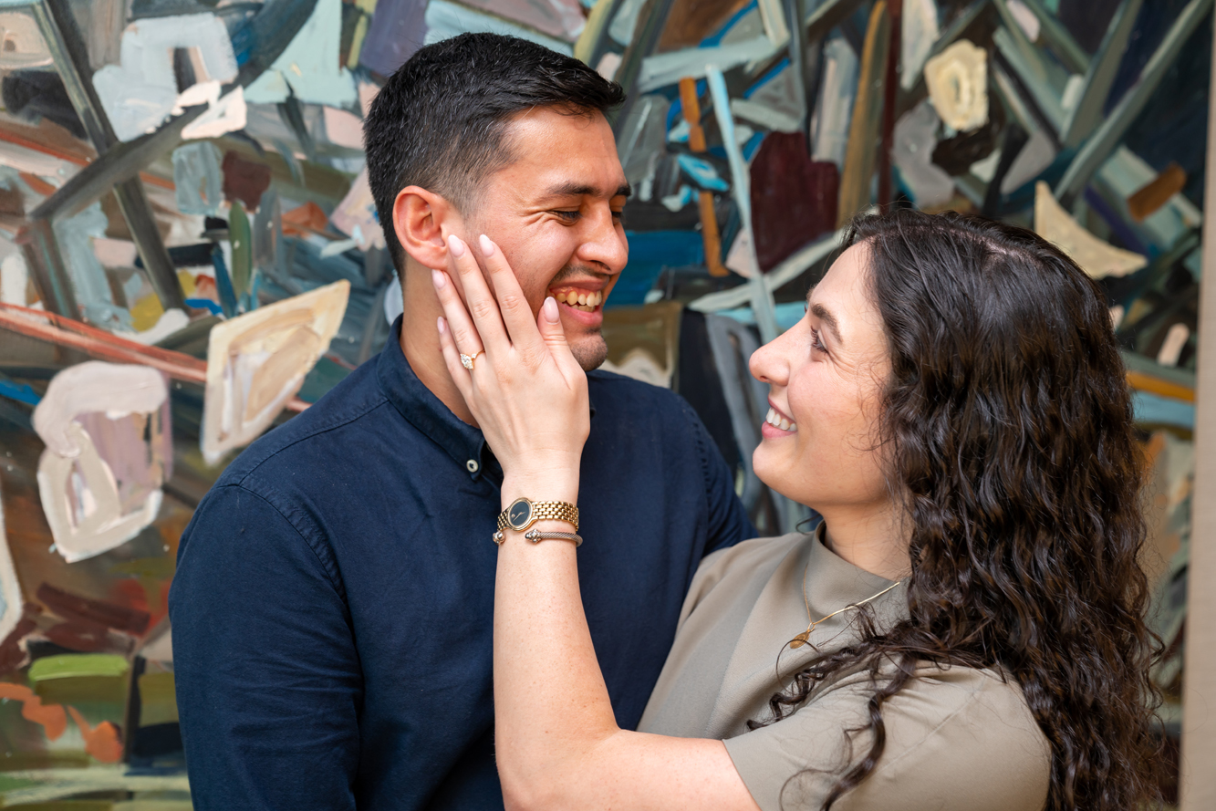 Surprise Proposal in NYC at Manhatta Restaurant