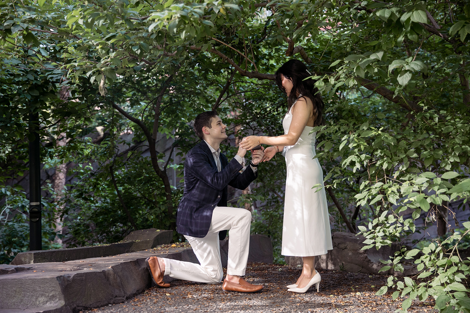 Battery Park Wedding Proposal and on a Boat