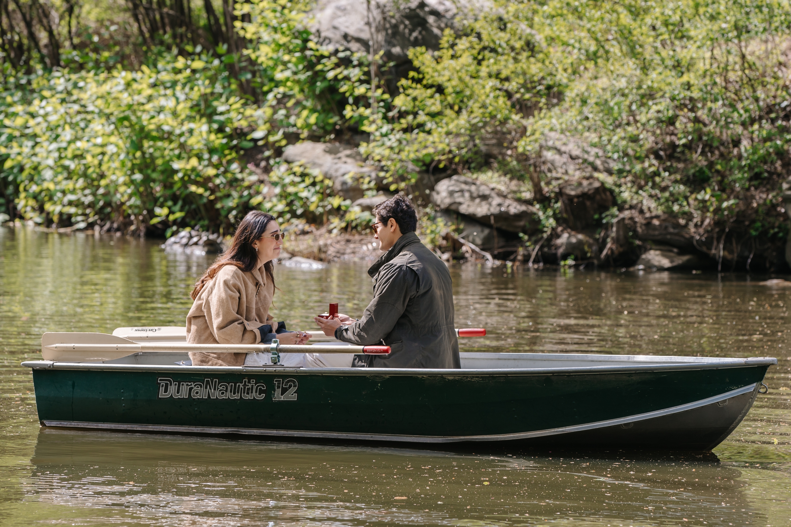Surprise Proposals in Central Park on a Boat